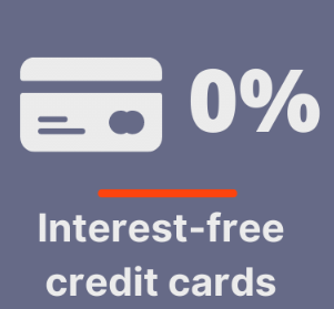 interest free credit cards